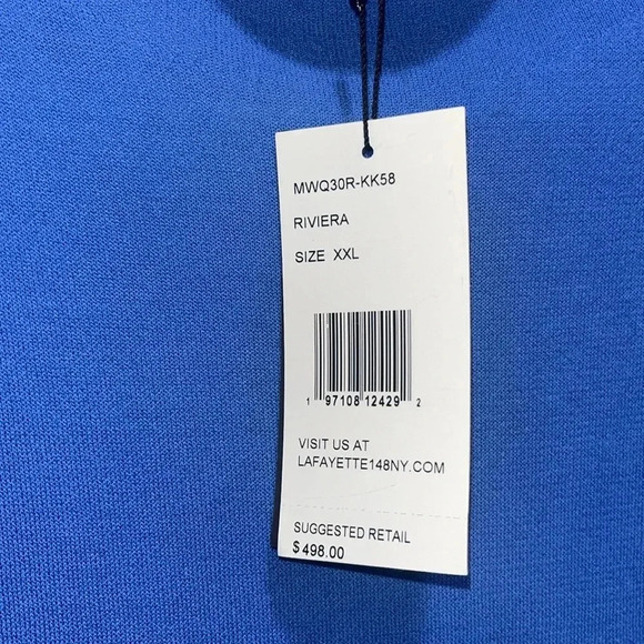 NWT Lafayette 148 XXL top sleeveless mock neck top sophisticated modern top - Picture 6 of 8